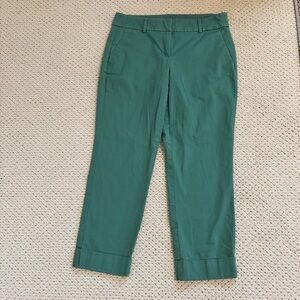 ANN TAYLOR: Green, Business Casual, Work Pants
